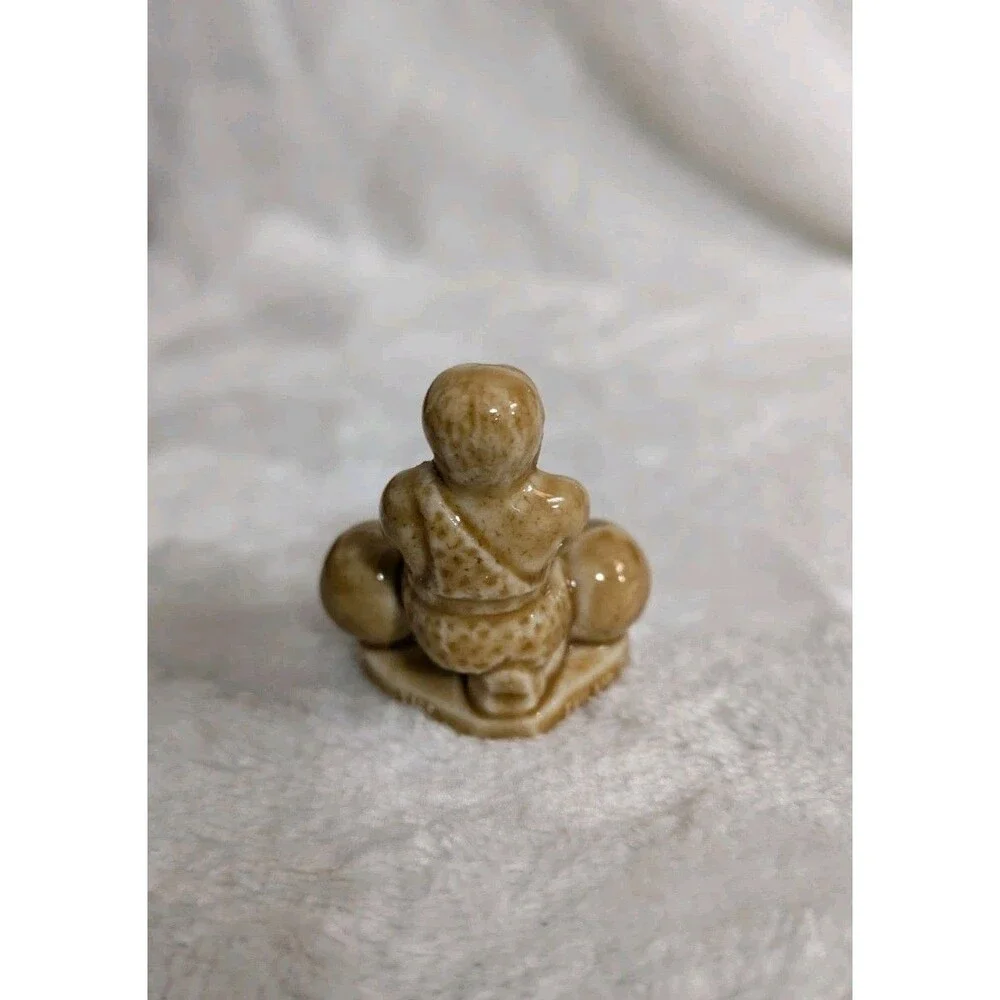 Wade Whimsies England Red Rose Tea Miniature Circus Strong Man Figurine